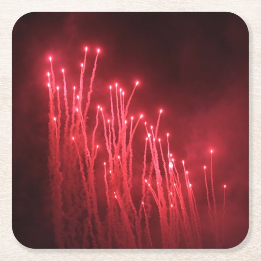 Fireworks Drinkコースター スクエアペーパーコースター (正面)