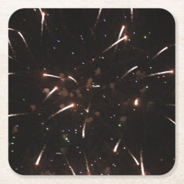 Fireworks Drinkコースター スクエアペーパーコースター
