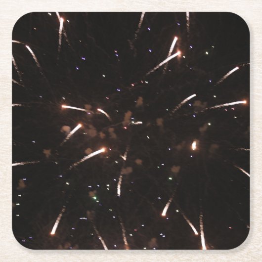 Fireworks Drinkコースター スクエアペーパーコースター (正面)