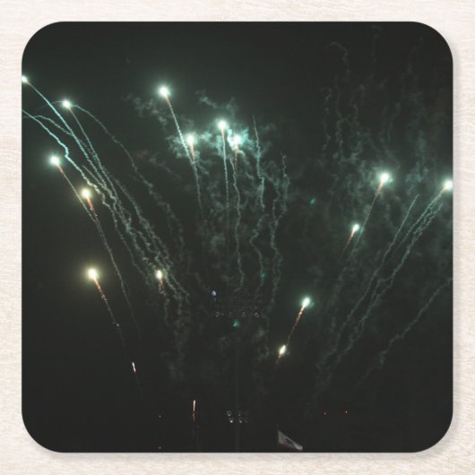 Fireworks Drinkコースター スクエアペーパーコースター (正面)