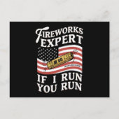 Fireworks Expert もし I You走走 Of 7月4日 ポストカード (正面)