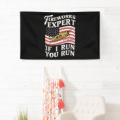 Fireworks Expert もし I You走走 Of 7月4日 横断幕 (インサイチュ)