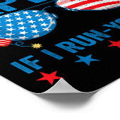 Fireworks Expert - I Run You Run Funny 4th Of July ポスター (角)