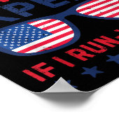 Fireworks Expert - I Run You Run Funny 4th Of July ポスター (角)