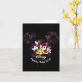 Fireworks Family Trip 2026 Valentine's Day Vacatio カード (黄色い花)