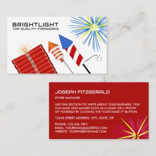 Fireworks、Fireworksの販売 名刺
