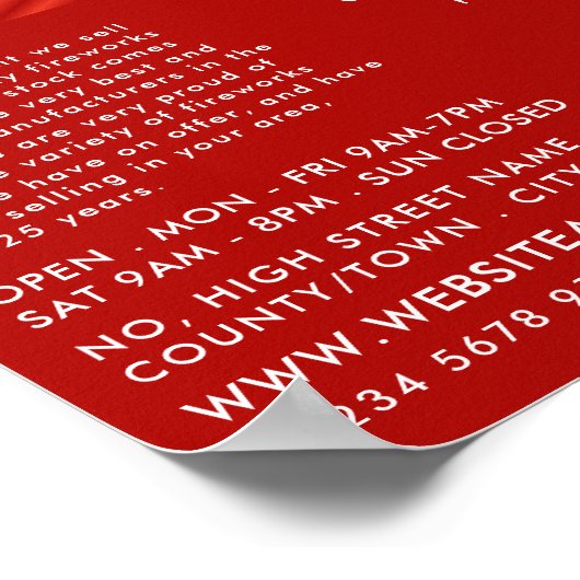 Fireworks、Fireworks Sales 広告's ポスター (角)