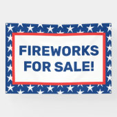 Fireworks for Saleバナー 横断幕 (横)