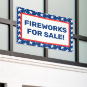 Fireworks for Saleバナー 横断幕 (ビルの外側)
