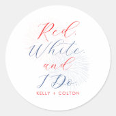 Fireworks & Forever  ラウンドシール (正面)