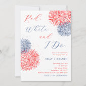 Fireworks & Forever Engagement Party Invitation 招待状 (正面)