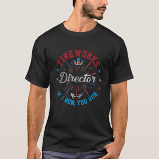 Fireworks Happy 4Of 7月アメリカ国旗American 4O Tシャツ
