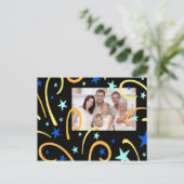 Fireworks Happy New Yearフォトポストカード シーズンポストカード (スタンド正面)