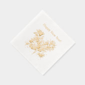 Fireworks Happy New Year 箔ナプキン (右)