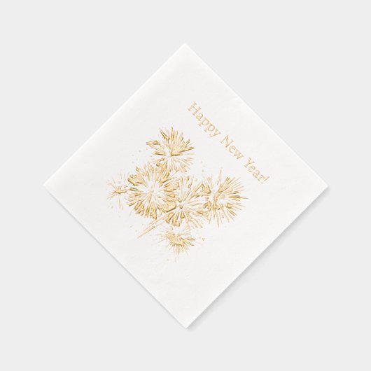 Fireworks Happy New Year 箔ナプキン (右)