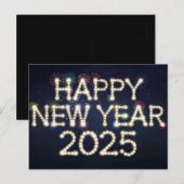 Fireworks「Happy New Year 2025」 シーズンポストカード (正面/裏面)