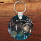 Fireworks Happy New Year Keychain キーホルダー (正面)