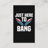 Fireworks Humor American Flag 4th July 名刺 (正面)