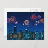 Fireworks in Miami – ポストカード (正面/裏面)