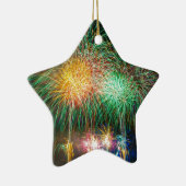 Fireworks Light Japanフェスティバル セラミックオーナメント (右)