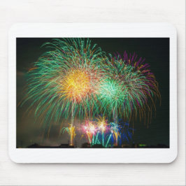 Fireworks Light Japanフェスティバル マウスパッド