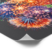 Fireworks New Year's Eve Party  ポスター (角)