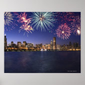 Fireworks over Chicago skyline 2 ポスター (正面)