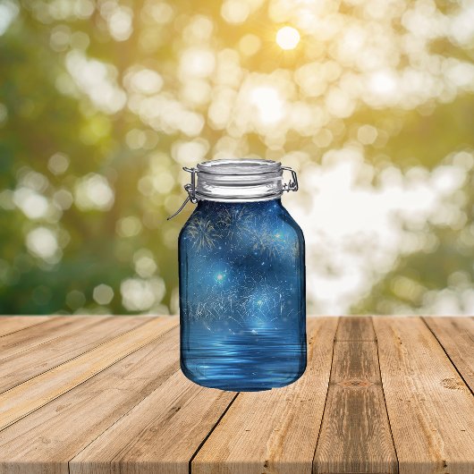 Fireworks Over Water Decopageティッシュペーパー 薄葉紙