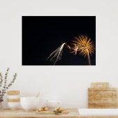 Fireworks P0538プリント ポスター (キッチン)