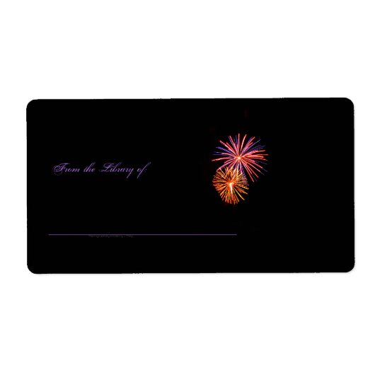 Fireworks P3621ブックラベル ラベル (正面)