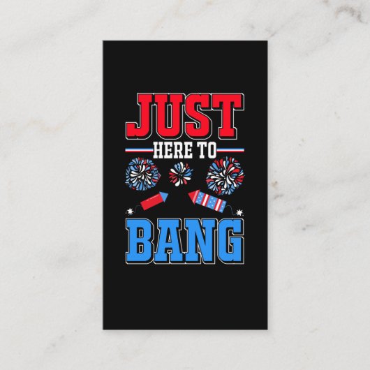 Fireworks Patrioticパーティーアメリカお祝い4th of J 名刺 (正面)