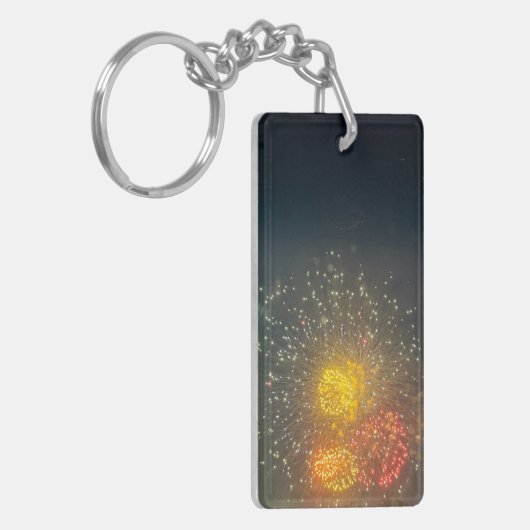 Fireworks Photo Keychain キーホルダー (正面左)