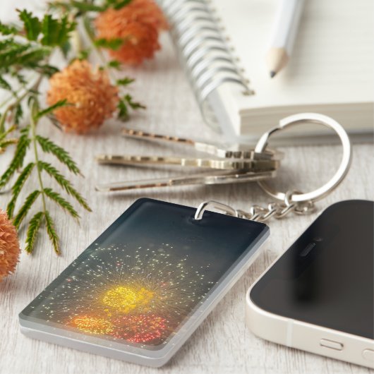 Fireworks Photo Keychain キーホルダー (正面右)