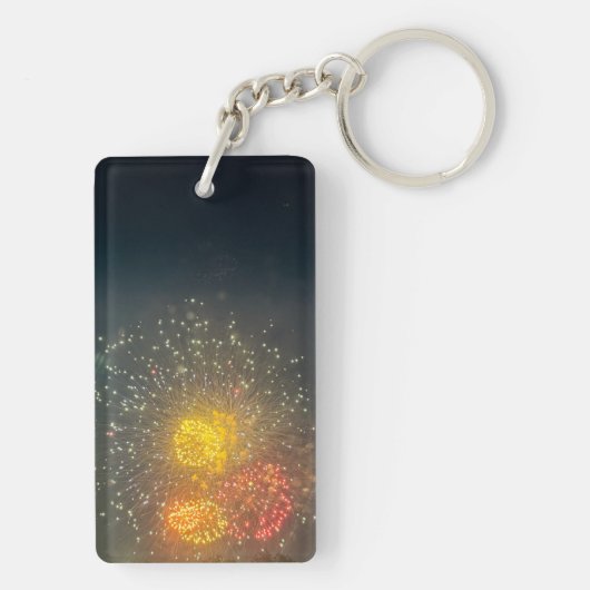 Fireworks Photo Keychain キーホルダー (裏面)