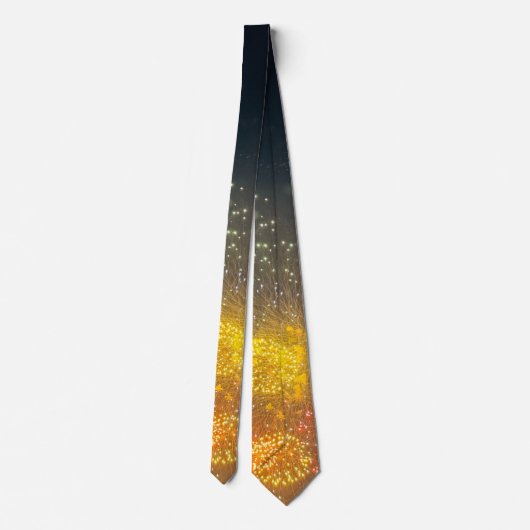 Fireworks Photo Necktie  ネクタイ (裏面)