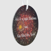 Fireworks Photo Ornament  オーナメント (正面)