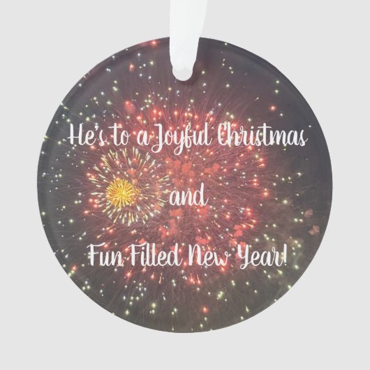 Fireworks Photo Ornament  オーナメント (正面)