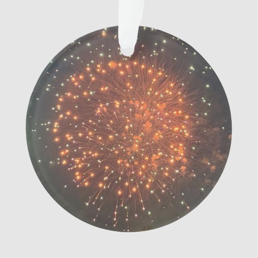 Fireworks Photo Ornament  オーナメント (正面)