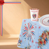 Fireworks Sparks Independenceパーティー テーブルクロス
