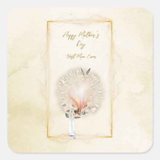 Fireworks Squareスタンプ スクエアシール (正面)