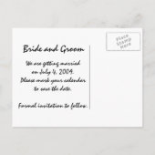 Fireworks Summer結婚's Announcementはがき 案内ポストカード (裏面)