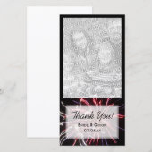 Fireworks Summer 結婚's Thank You Photo Card サンキューカード (正面/裏面)