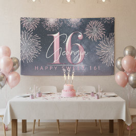 Fireworks Sweet 16 Midnight赤面ID984 横断幕