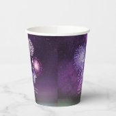 Fireworks Sweet 16 Purple ID984 紙コップ (左)