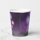 Fireworks Sweet 16 Purple ID984 紙コップ (右)