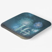 Fireworks Sweet 16 Teal ID984 ペーパープレート (傾斜あり)