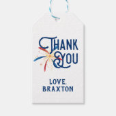 Fireworks Thank Youラベル ギフトタグ (正面)