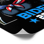 Fireworks Us Presidentバイデン氏2024黒猫 ポスター (角)