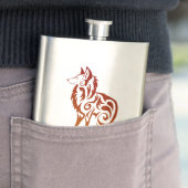 Fireyの赤い種族のキツネKitsune フラスク (インサイチュ)