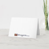 Fireyの雲空白のなNotecardの忍耐ワシ カード (裏面)